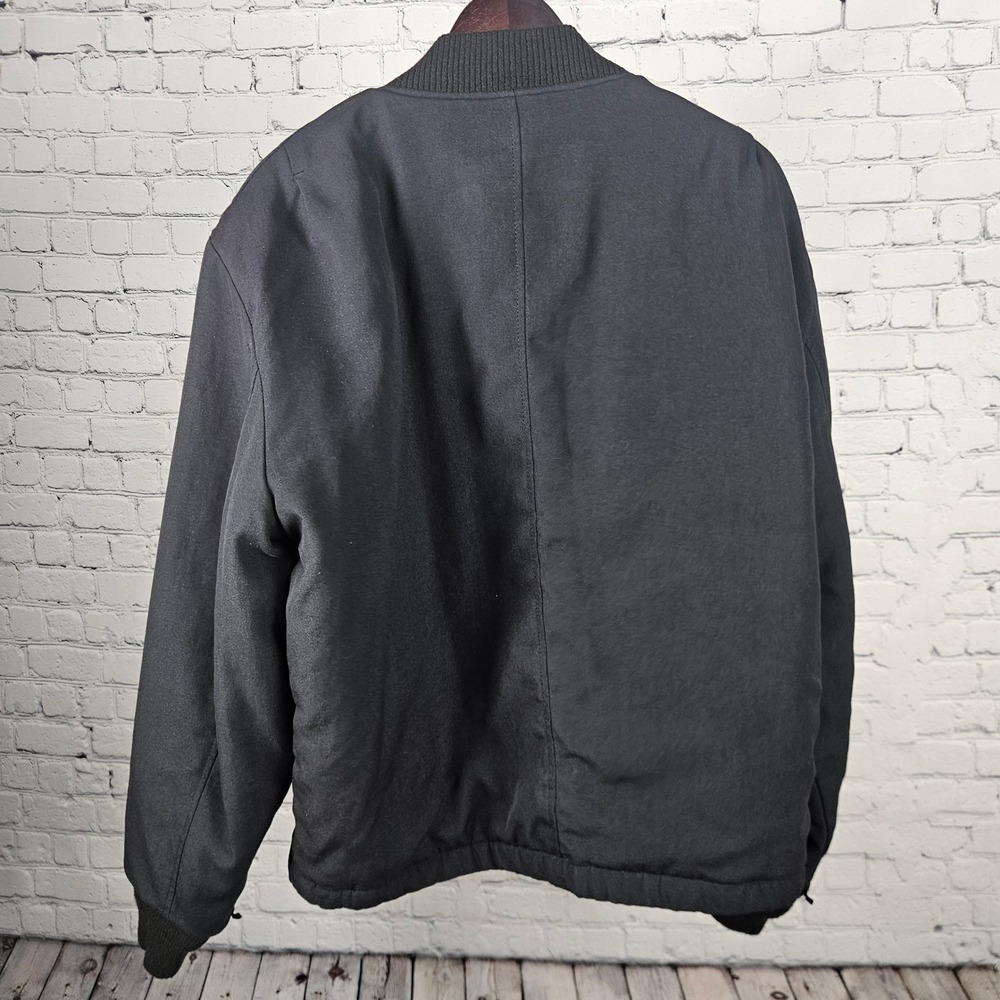 Workrite FR Fire Resistant Bomber Jacket Black HRC 4 Arc 47.4 Mens Large-R - Picture 8 of 10